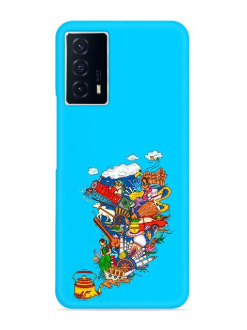 Vector Design Indian Snap Case for Iqoo Z5 (5G) Zapvi