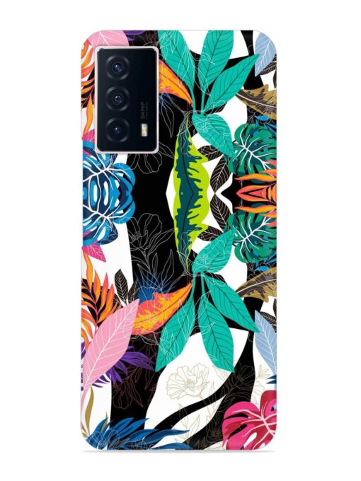 Floral Pattern Bright Snap Case for Iqoo Z5 (5G) Zapvi