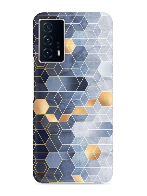 Geometric Abstraction Hexagons Snap Case for Iqoo Z5 (5G) Zapvi