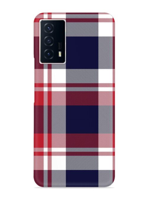 Classic Plaid Tartan Snap Case for Iqoo Z5 (5G) Zapvi