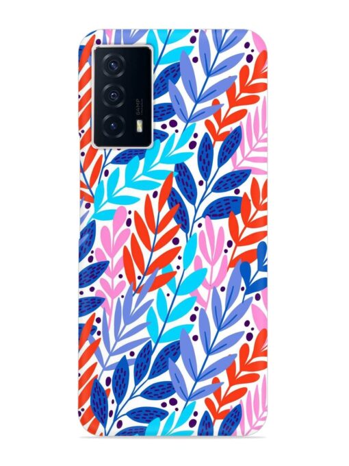 Bright Floral Tropical Snap Case for Iqoo Z5 (5G) Zapvi