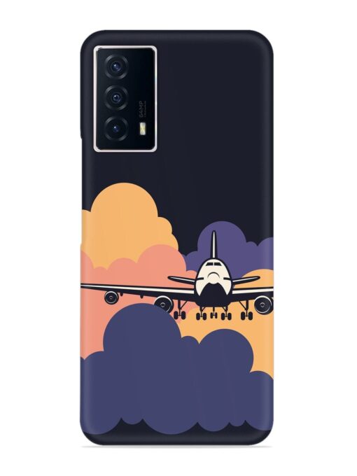 Aeroplane vector Snap Case for Iqoo Z5 (5G) Zapvi