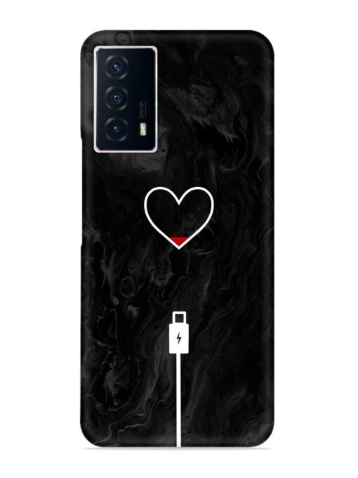 Heart Charging Vector Snap Case for Iqoo Z5 (5G) Zapvi