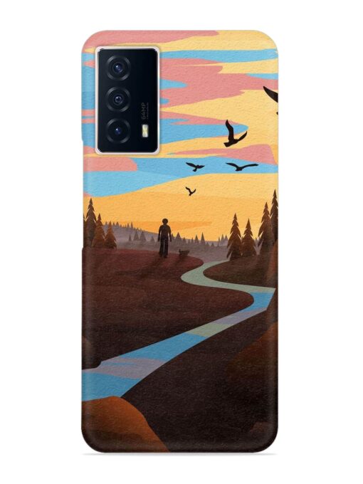 Natural Landscape Art Snap Case for Iqoo Z5 (5G) Zapvi