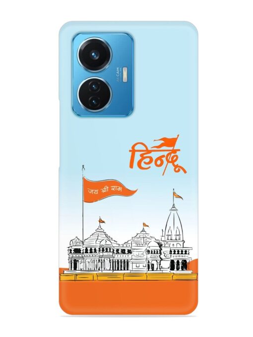 Ram Mandir Hindu Snap Case for Iqoo Z6 (44W) Zapvi