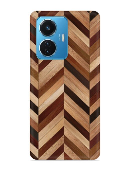 Seamless Wood Parquet Snap Case for Iqoo Z6 (44W) Zapvi