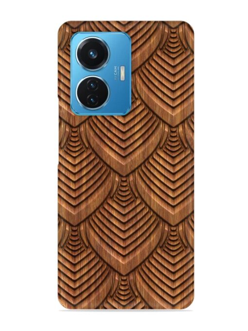 Carved Pattern On Snap Case for Iqoo Z6 (44W) Zapvi