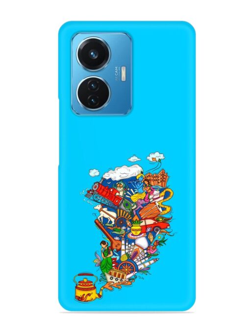 Vector Design Indian Snap Case for Iqoo Z6 (44W) Zapvi