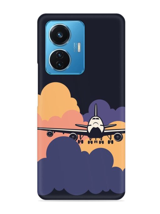 Aeroplane vector Snap Case for Iqoo Z6 (44W) Zapvi