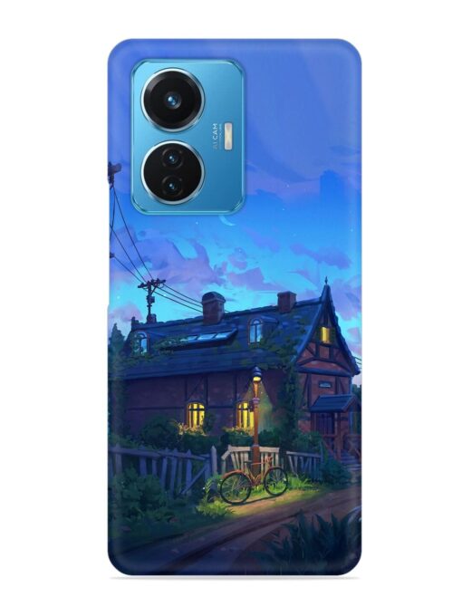 Beautiful Village House Snap Case for Iqoo Z6 (44W) Zapvi