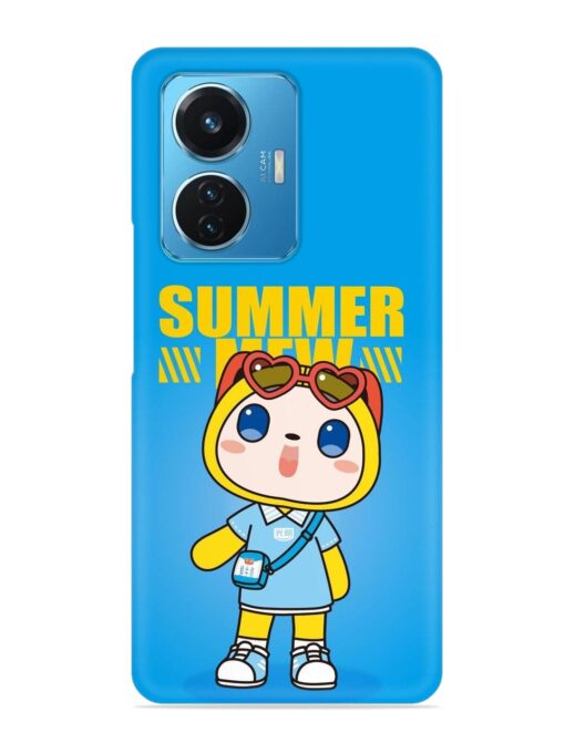 Summer Mew Cartoon Snap Case for Iqoo Z6 (44W) Zapvi