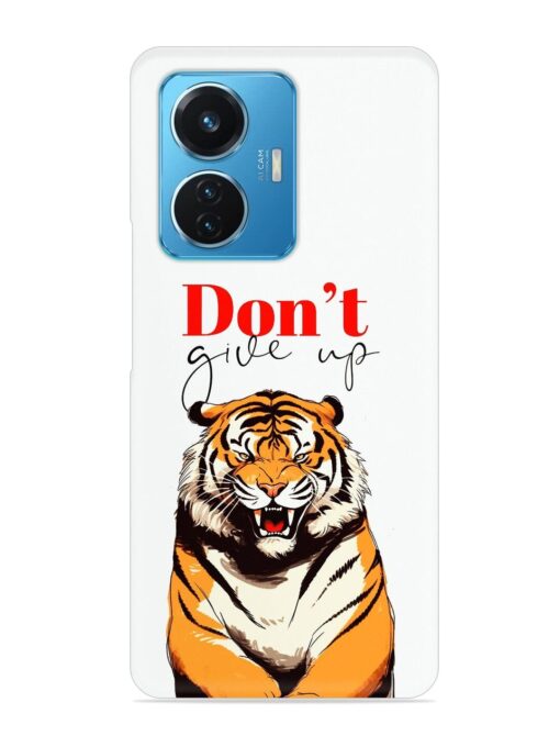 Don'T Give Up Tiger Art Snap Case for Iqoo Z6 (44W) Zapvi