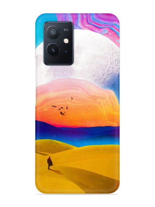 Sandy Desert Snap Case for Iqoo Z6 (5G) Zapvi