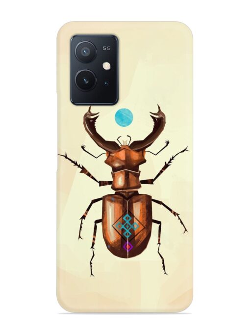 Stag Beetle Vector Snap Case for Iqoo Z6 (5G) Zapvi