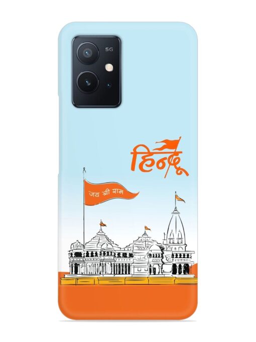 Ram Mandir Hindu Snap Case for Iqoo Z6 (5G) Zapvi