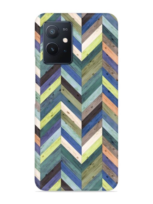 Chevron Random Color Snap Case for Iqoo Z6 (5G) Zapvi