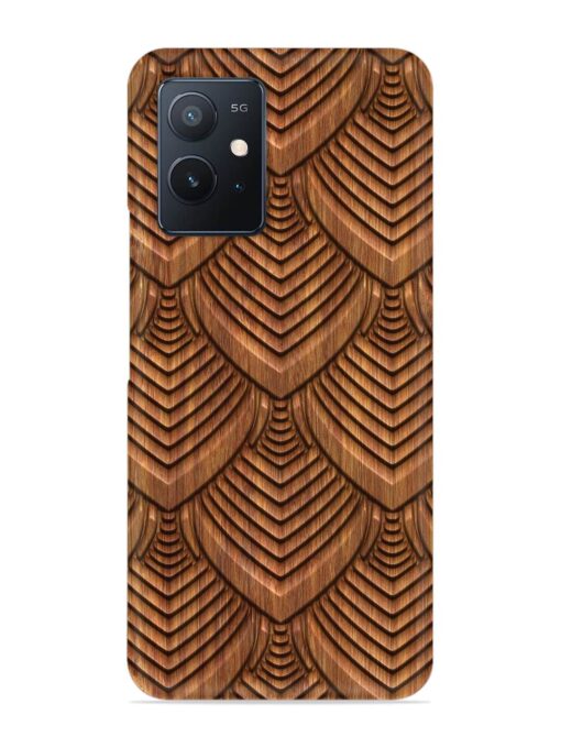 Carved Pattern On Snap Case for Iqoo Z6 (5G) Zapvi