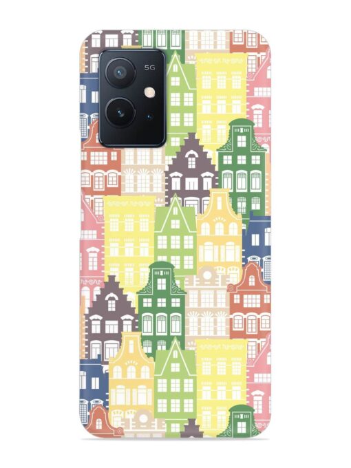 Seamless Shapes Pattern Snap Case for Iqoo Z6 (5G) Zapvi