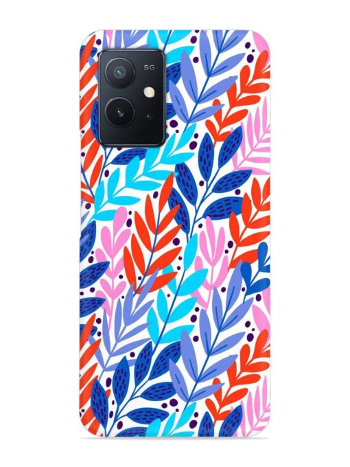 Bright Floral Tropical Snap Case for Iqoo Z6 (5G) Zapvi