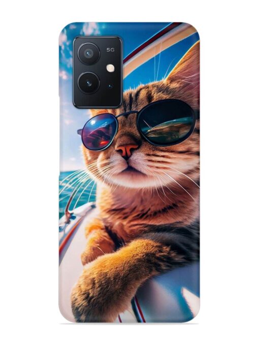 Cat In Style Snap Case for Iqoo Z6 (5G) Zapvi