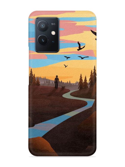 Natural Landscape Art Snap Case for Iqoo Z6 (5G) Zapvi