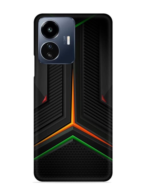 Orange Triangle Light Snap Case for Iqoo Z6 Lite Zapvi