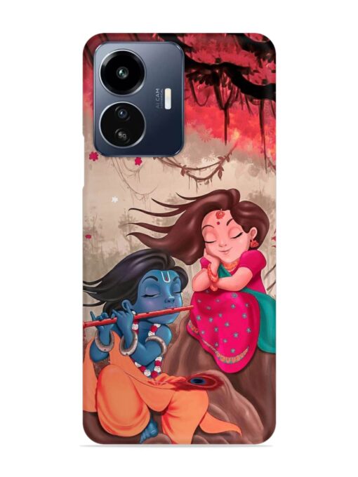 Radhe Krishna Water Art Snap Case for Iqoo Z6 Lite Zapvi