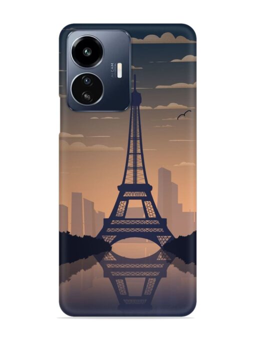 France Paris Eiffel Tower Gradient Snap Case for Iqoo Z6 Lite Zapvi