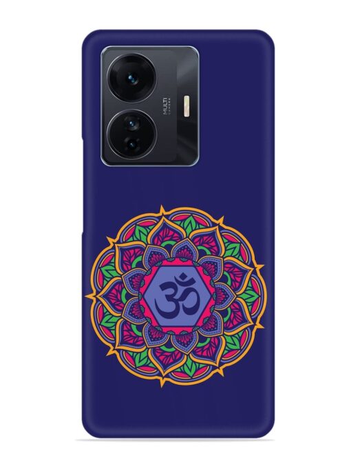 Om Mandala Art Blue Snap Case for Iqoo Z6 Pro Zapvi