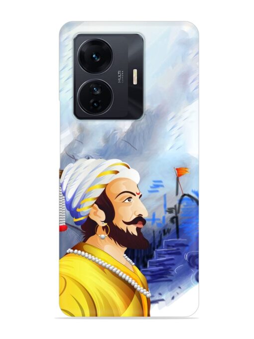 Shivaji Maharaj Color Paint Art Snap Case for Iqoo Z6 Pro Zapvi