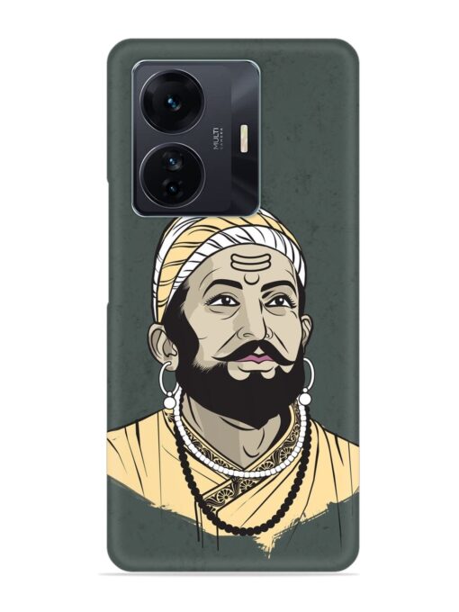 Shivaji Maharaj Vector Art Snap Case for Iqoo Z6 Pro Zapvi