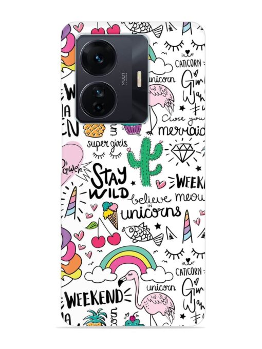 Unicorn Ice Cream Snap Case for Iqoo Z6 Pro Zapvi