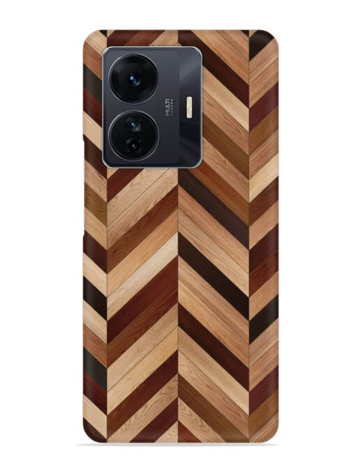 Seamless Wood Parquet Snap Case for Iqoo Z6 Pro Zapvi