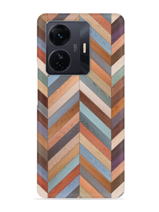 Seamless Wood Parquet Snap Case for Iqoo Z6 Pro Zapvi