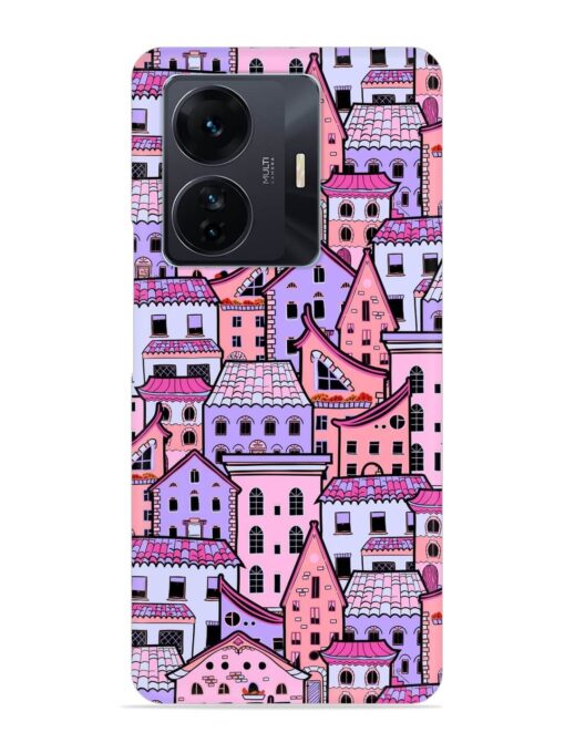 Seamless Pattern Houses Snap Case for Iqoo Z6 Pro Zapvi