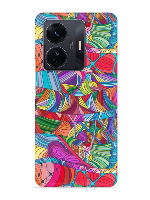 Seamless Patterns Hand Drawn Snap Case for Iqoo Z6 Pro Zapvi