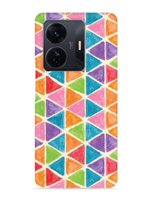 Seamless Colorful Isometric Snap Case for Iqoo Z6 Pro Zapvi