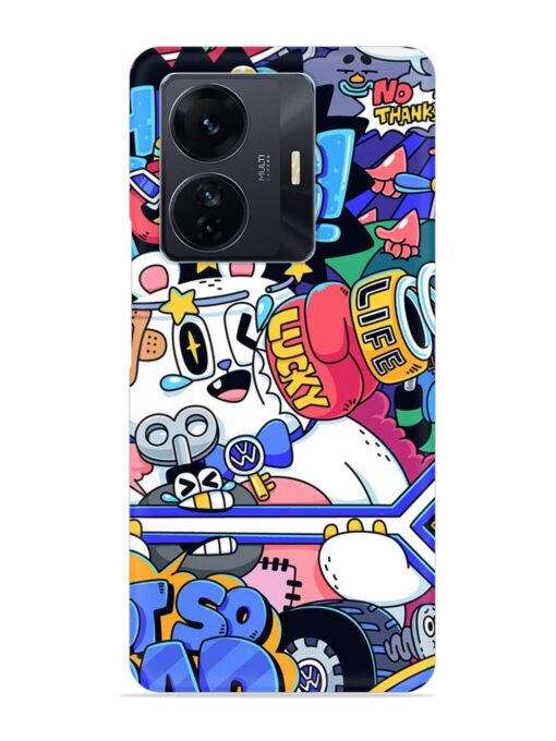 Universal Doodle Snap Case for Iqoo Z6 Pro Zapvi