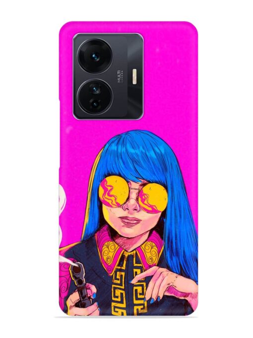 Aesthetic Anime Girl Snap Case for Iqoo Z6 Pro Zapvi