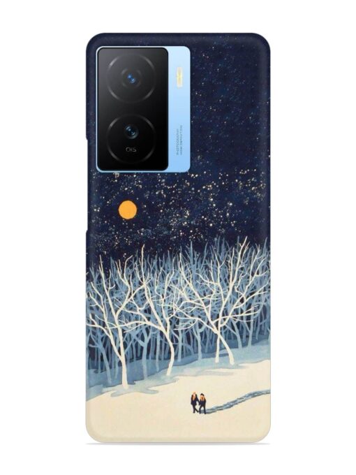 Full Moon Snowshoe Tour Snap Case for Iqoo Z7 (5G) Zapvi