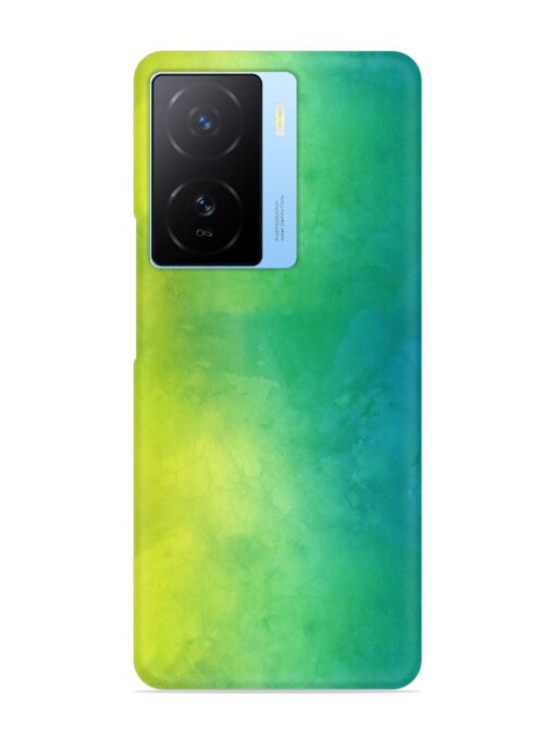 Yellow Green Gradient Snap Case for Iqoo Z7 (5G) Zapvi