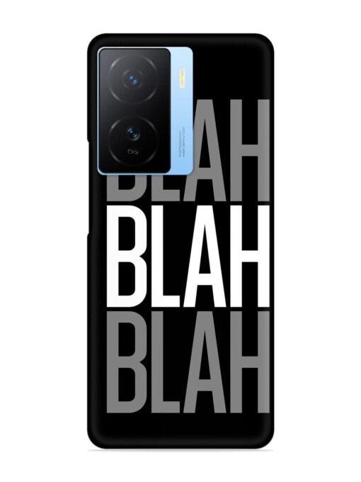 Blah Blah Blah Wallpaper Snap Case for Iqoo Z7 (5G) Zapvi