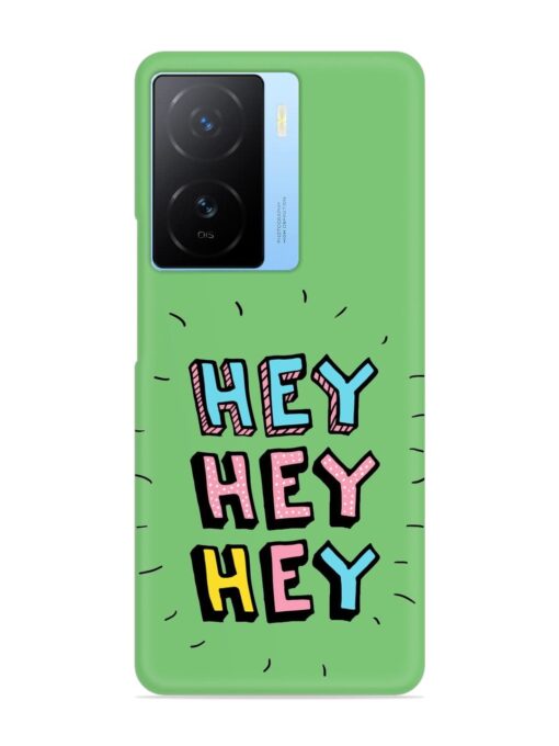 Hey Vector Cartoon Snap Case for Iqoo Z7 (5G) Zapvi