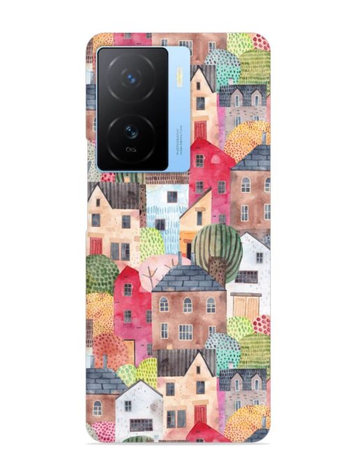 Abstract Seamless Pattern Snap Case for Iqoo Z7 (5G) Zapvi