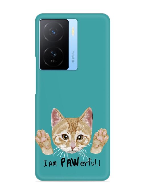 Typography Slogan Cat Snap Case for Iqoo Z7 (5G) Zapvi