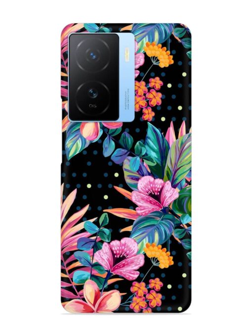 Seamless Floral Pattern Snap Case for Iqoo Z7 (5G) Zapvi