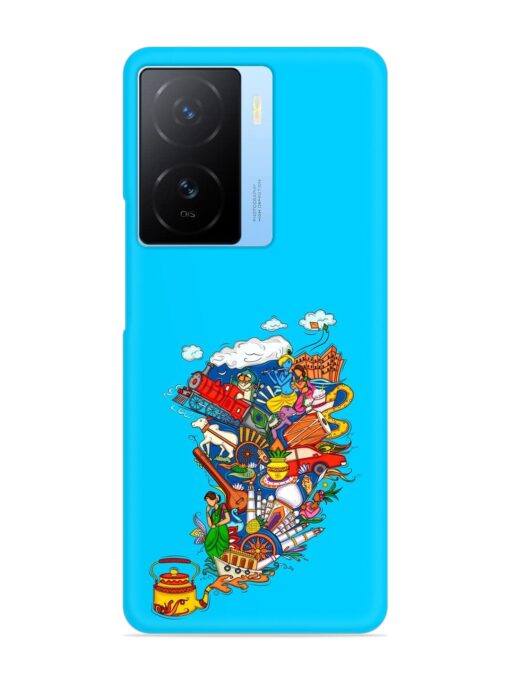 Vector Design Indian Snap Case for Iqoo Z7 (5G) Zapvi