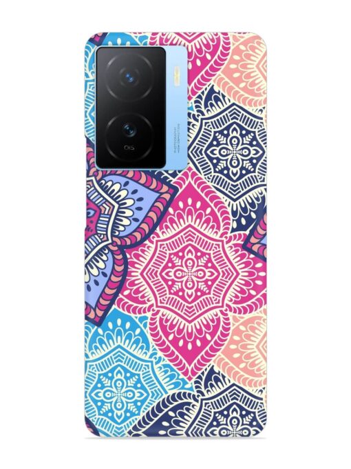 Ethnic Floral Seamless Snap Case for Iqoo Z7 (5G) Zapvi