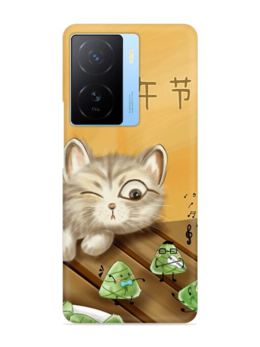 Cat Scorpion Dancing Snap Case for Iqoo Z7 (5G) Zapvi