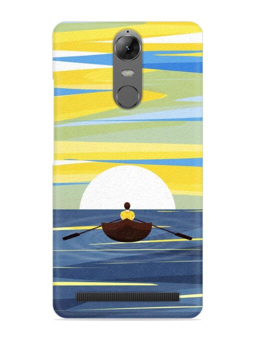 Rowing Person Ferry Paddle Snap Case for Lenovo K5 Note Zapvi